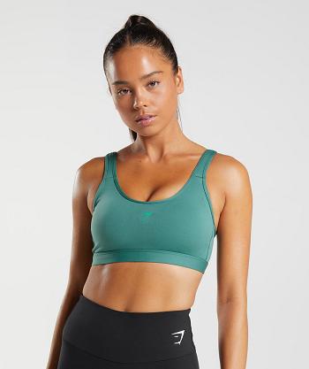 Gymshark Fraction Sport Bh Dam Gröna | SE 2928FDN